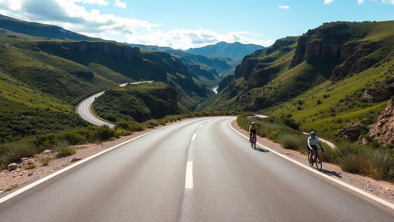 Sierra Nevada mountain switchback